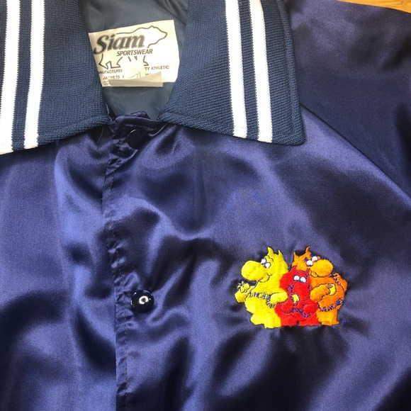 Vintage 90s Hostess Potato Chips Satin Bomber - Picture 2 of 4